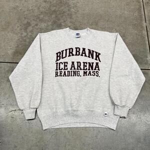 vintage russell athletics massachusetts hockey destination made in usa crewneck